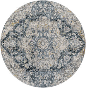 Cardiff 94 X 94 inch Deep Teal Rug in 8 Ft Round, Round