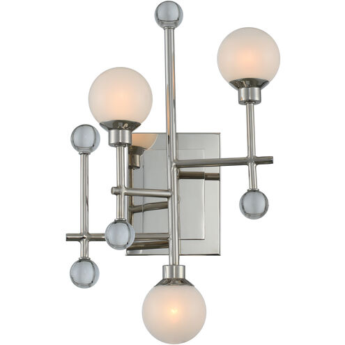 Mercer LED 10 inch Polished Nickel Wall Sconce Wall Light