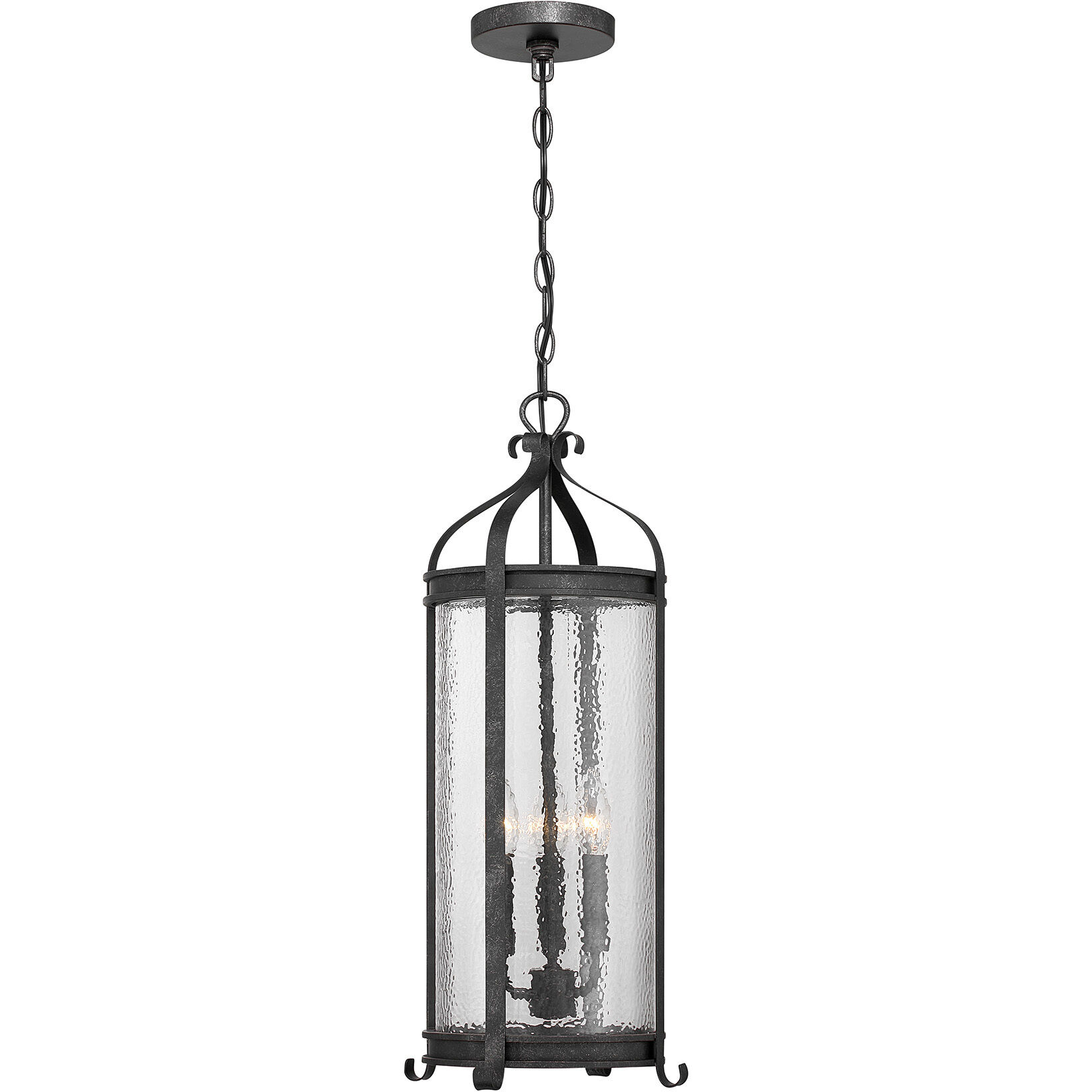 Preston 3 Light 10.5 inch Iron Oxide Outdoor Hanging Lantern