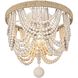 Jolie 3 Light 12 inch Antique White Flush Mount Ceiling Light