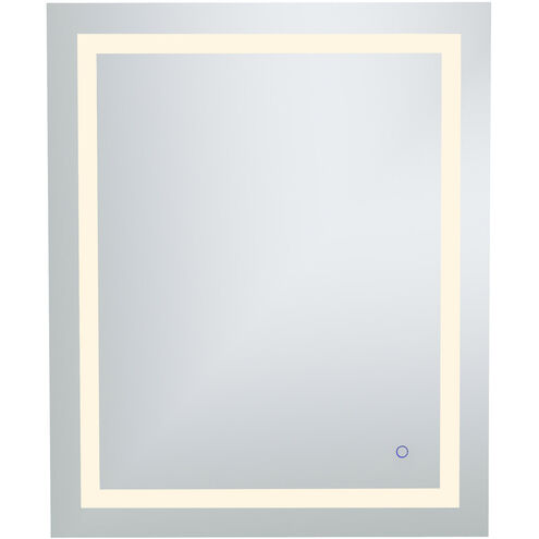 Helios 36 X 30 inch Silver Lighted Wall Mirror