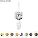New Orleans 1 Light 6 inch Aurelia Wall Sconce Wall Light in Radiance