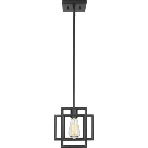 Titania 1 Light 8.5 inch Matte Black Pendant Ceiling Light