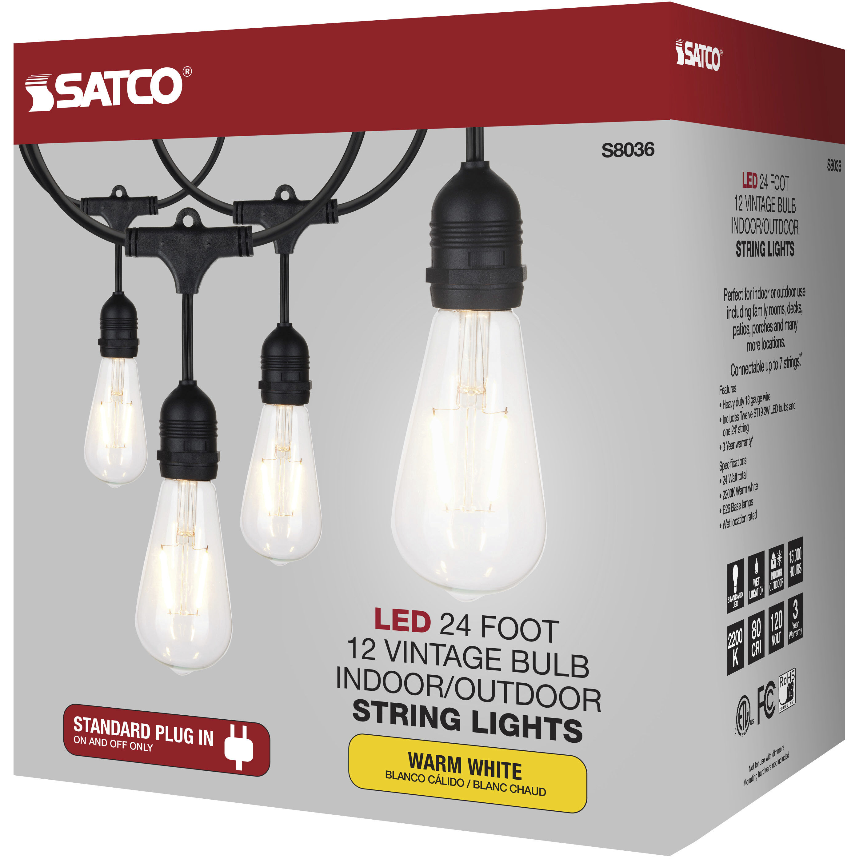 Satco vintage light bulbs top