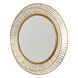 Mirror 34 X 34 inch Matte Brass Wall Mirror