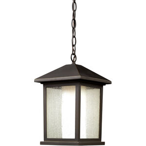 Mesa 1 Light 8 inch Oil Rubbed Bronze Outdoor Chain Mount Ceiling Fixture