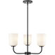 Laphia 3 Light 21 inch Matte Black Chandelier Ceiling Light