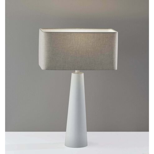 Lillian 26 inch 100.00 watt White Table Lamp Portable Light