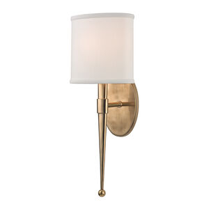 Madison 1 Light 7 inch Aged Brass Wall Sconce Wall Light