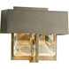 Shard LED 7.1 inch Coastal Burnished Steel Outdoor Sconce, Small