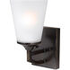 Hanford 1 Light 5.13 inch Bronze Bath Vanity Wall Sconce Wall Light