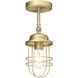 Seaport 1 Light 4.63 inch Brushed Champagne Brass Wall Sconce Wall Light