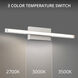 Parallax LED 18 inch Brushed Nickel Bath Vanity & Wall Light, dweLED