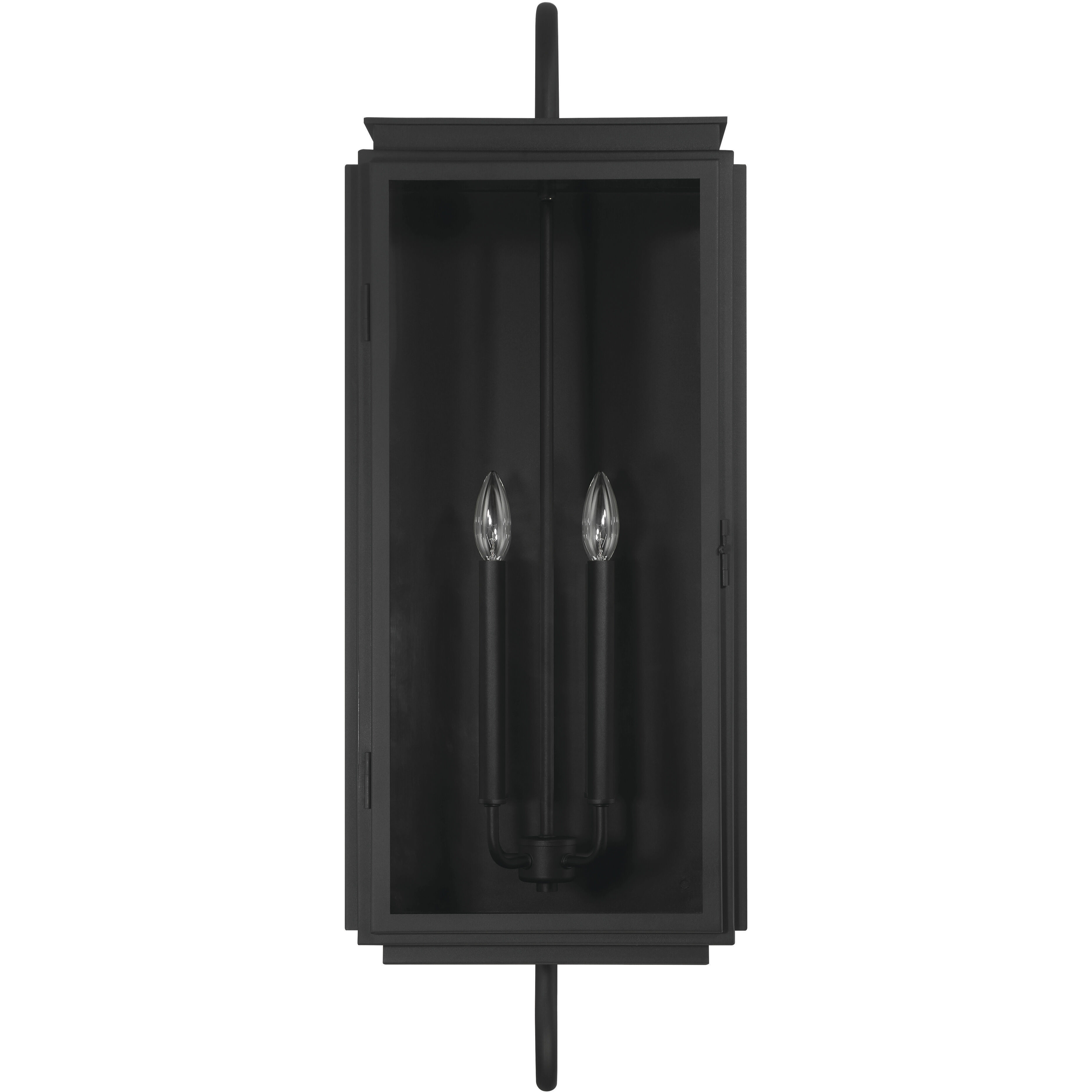 Irving 4 Light 37.88 inch Textured Black Outdoor Wall Lantern
