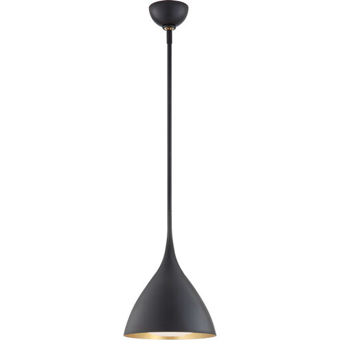 AERIN Agnes LED 10 inch Matte Black Pendant Ceiling Light