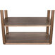 Idris Dark Walnut Bookcase