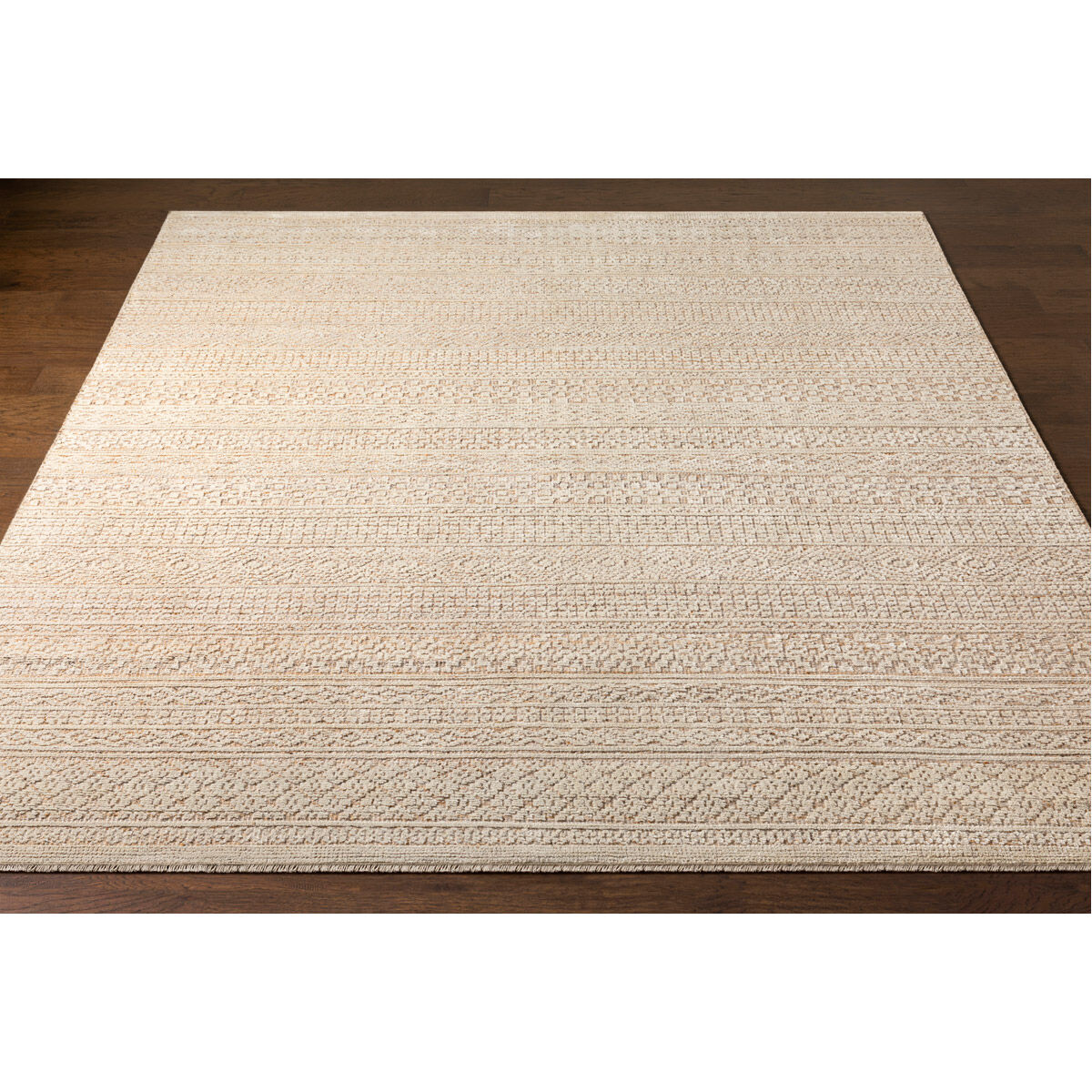 Nobility 120 X 96 inch Tan Rug in 8 x 10, Rectangle