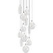Victoria LED 19 inch Chrome Multi Pendant Ceiling Light