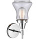Caden 1 Light 6 inch Polished Chrome Sconce Wall Light in Seedy Glass