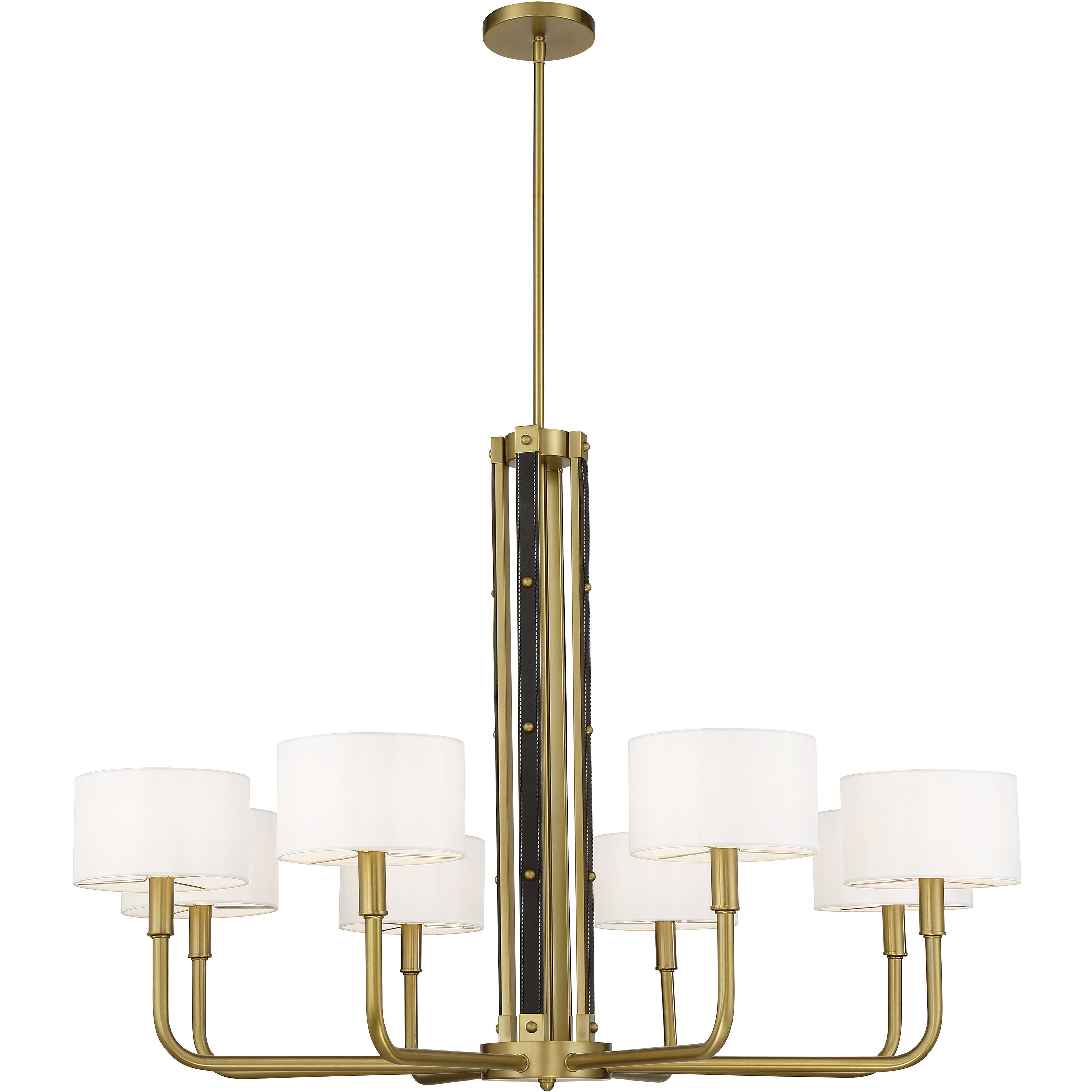 Chelsea 8 Light 40 inch Soft Brass Chandelier Ceiling Light