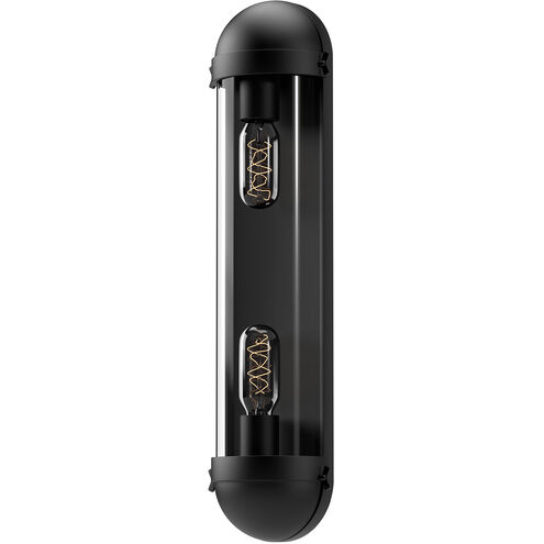 Alora Mood Cyrus 2 Light 6 inch Matte Black Bath Vanity Light Wall Light