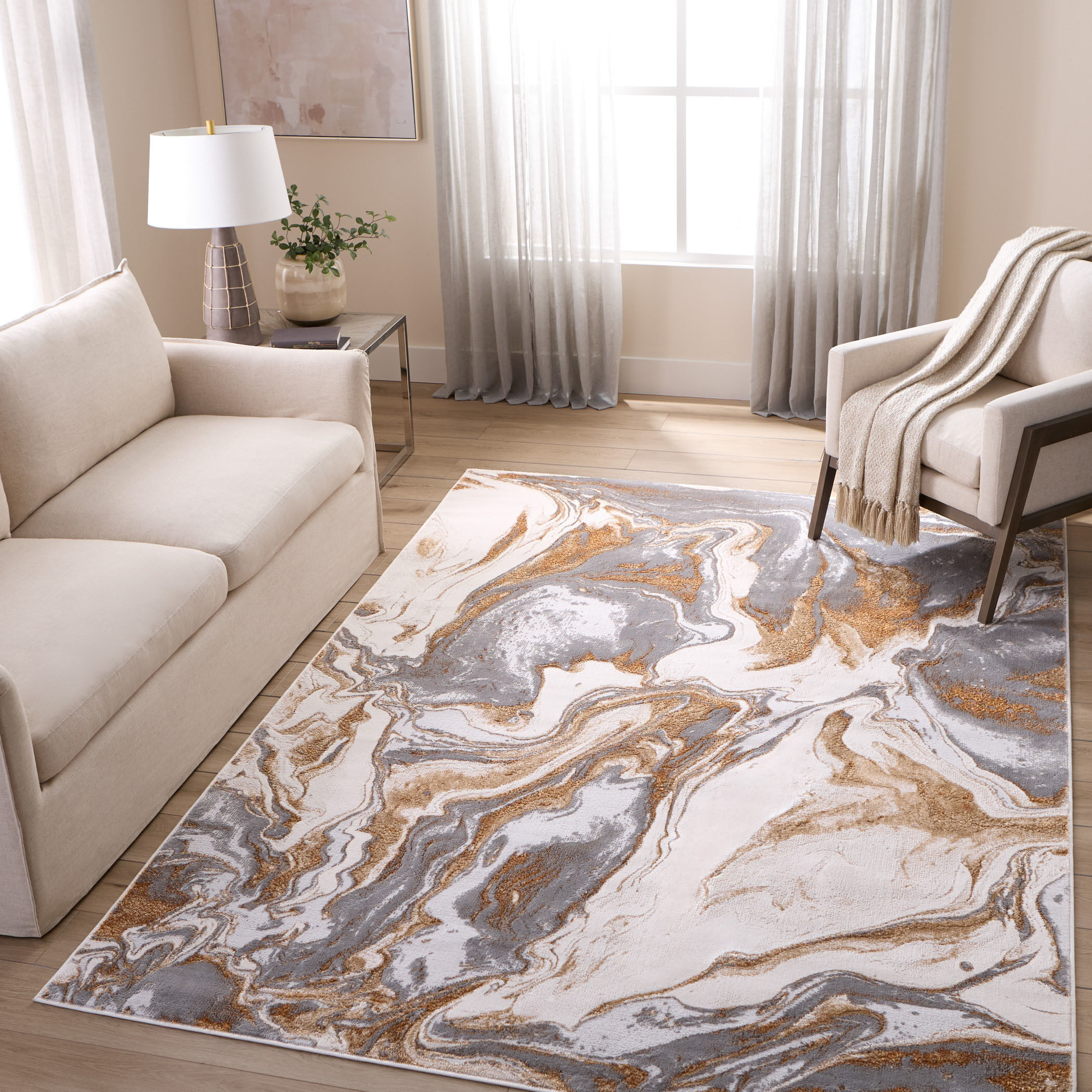 Terra 130 X 94 inch Earth Tones Rug in 8 x 11