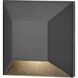 Nuvi 12v 1.40 watt Black Landscape Deck Sconce, Square