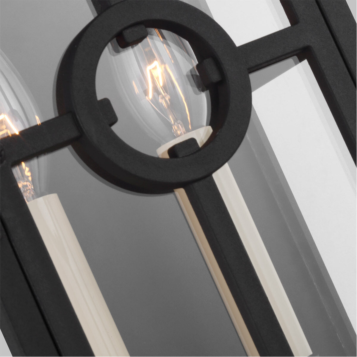 Belleville 2 Light 12.13 inch Textured Black Outdoor Wall Lantern, Small