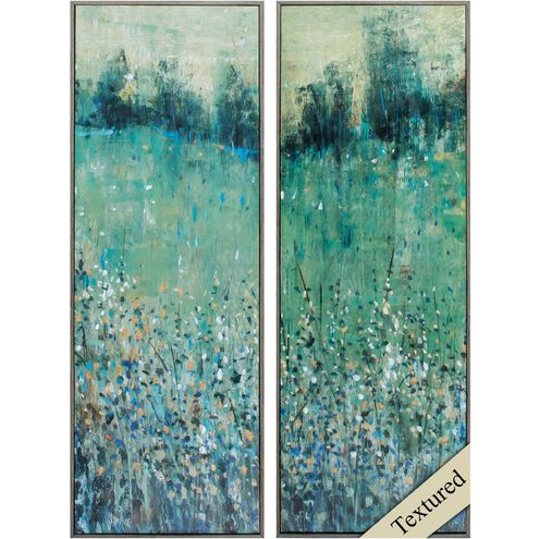Florals Collection 35 X 12 inch Non-Glass Framed Art
