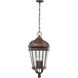 Harrison 4 Light 12 inch Vintage Rust Outdoor Chain Hung Lantern, Great Outdoors
