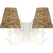 Kokomo 2 Light 14.13 inch Matte White Wall Sconce Wall Light