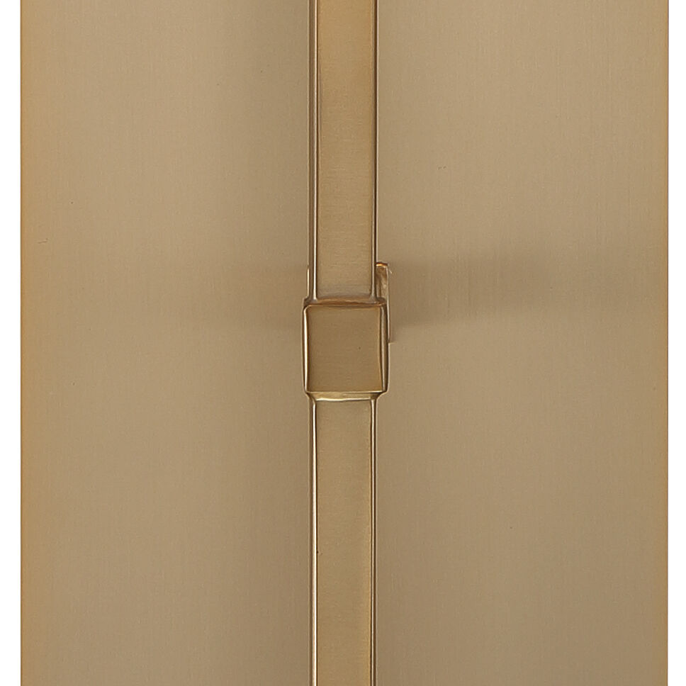 Veronica Bath Sconce Wall Light in Aged Brass