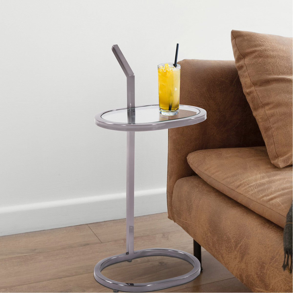 Carter 27 X 13 inch Black Nickel Drink Table