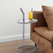 Carter 27 X 13 inch Black Nickel Drink Table