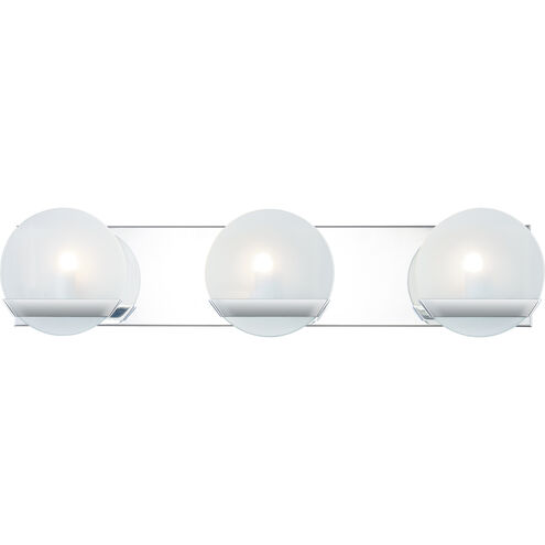 Tyleigh 3 Light 24 inch Polished Chrome Bath Light Wall Light
