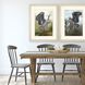 Animals Collection Green Framed Art