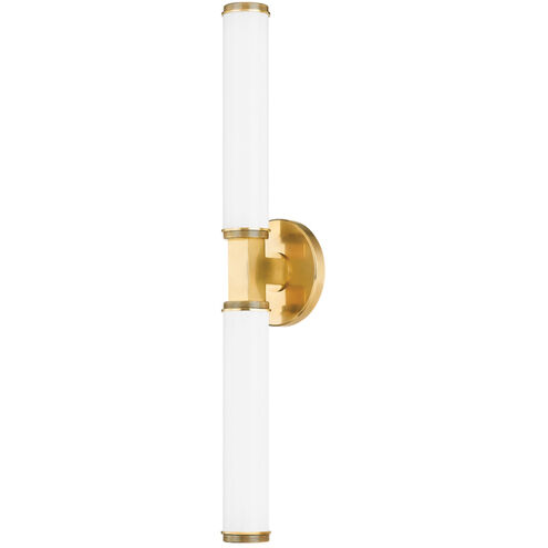 Cromwell LED 4.75 inch Aged Brass ADA Wall Sconce Wall Light