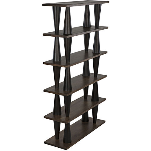 Mood Dark Walnut Bookcase