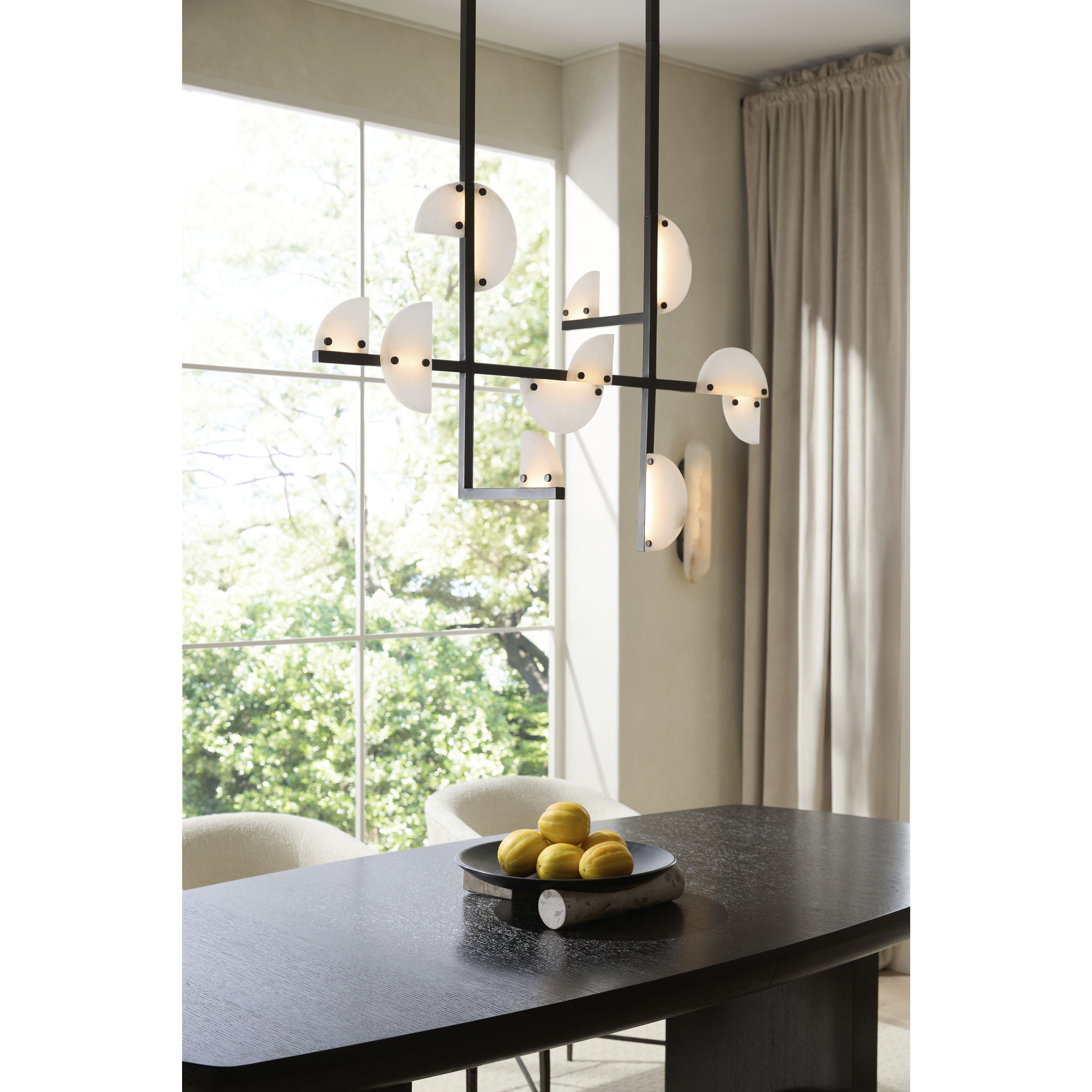 Nova 14 Light 39.5 inch English Bronze Linear Chandelier Ceiling Light