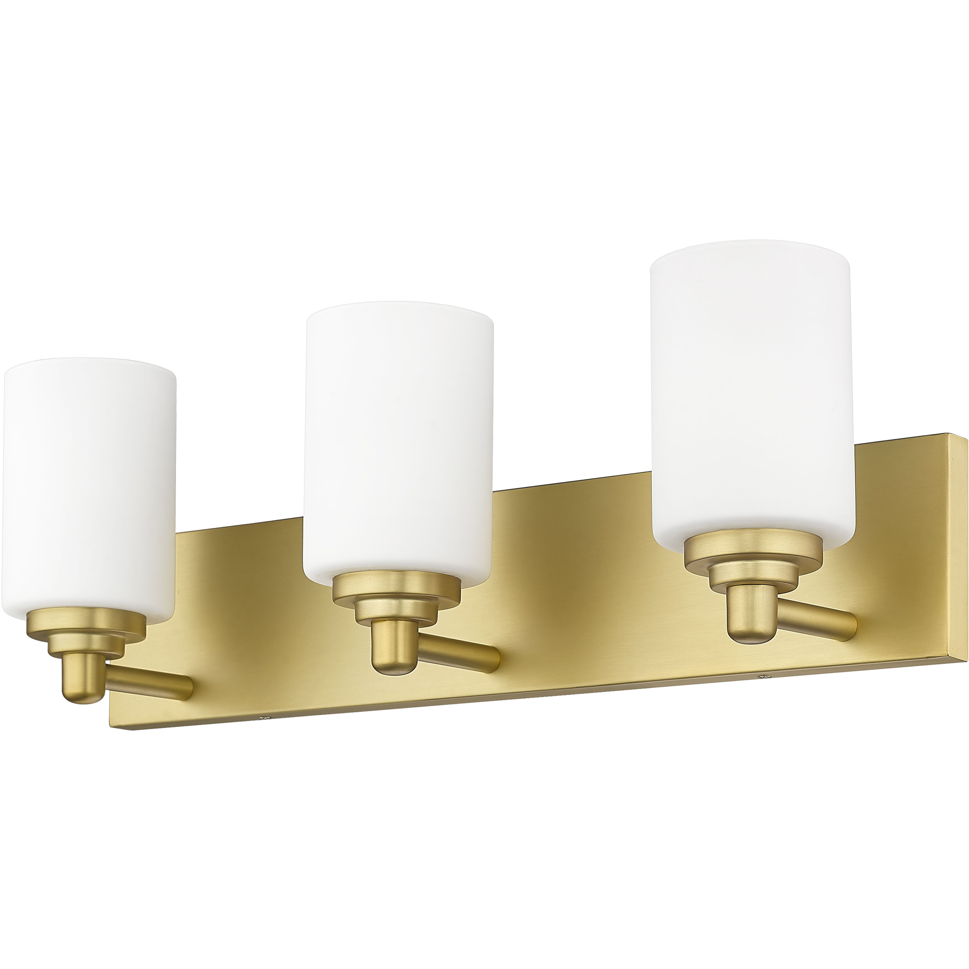 Soledad 3 Light 23 inch Brushed Gold Vanity Wall Light