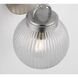 Drew & Jonathan Preston 1 Light 8.25 inch Brushed Nickel Bath Vanity Wall Light