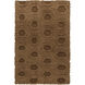 Kabru 66 X 42 inch Dark Brown Rug
