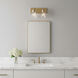 Miles 2 Light 12.00 inch Bathroom Vanity Light