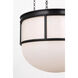 Chapman & Myers Martil LED 16.5 inch Bronze Lantern Pendant Ceiling Light