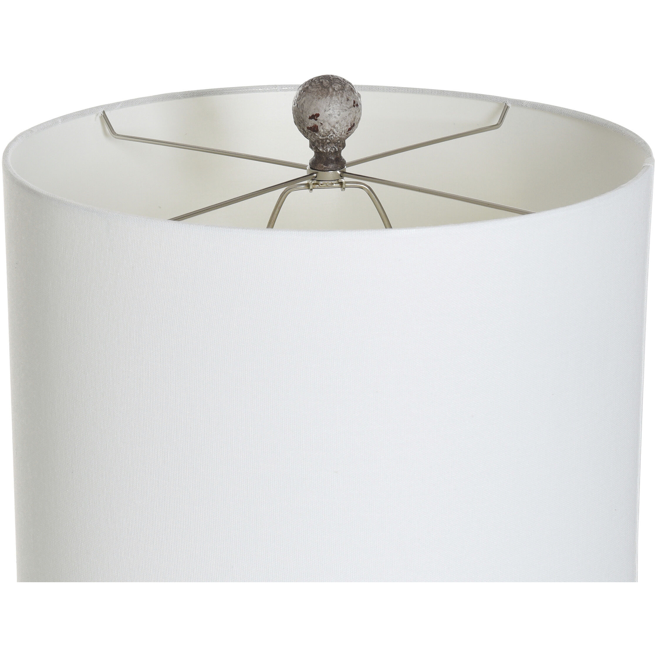 Grover 32 inch 150.00 watt Bronzecotta Table Lamp Portable Light