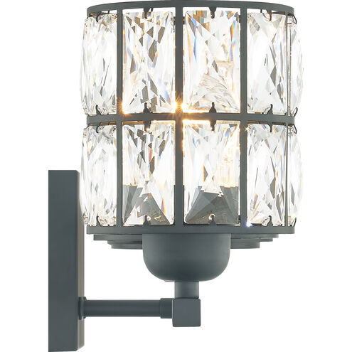 Gibson 4 Light 30 inch Matte Black Bath Light Wall Light