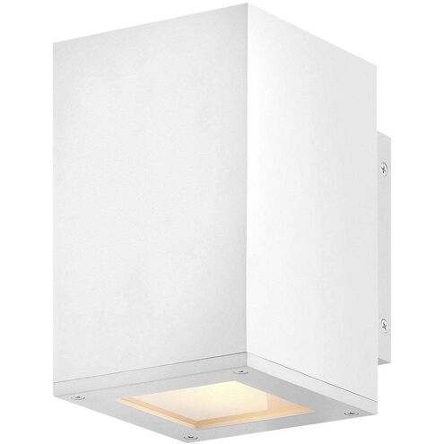 Coastal Elements Tetra 1 Light 8 inch Textured White Outdoor Wall Mount
