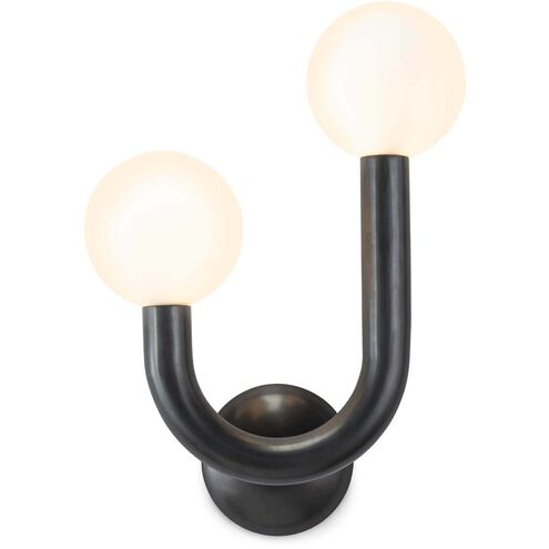 Happy LED 11.25 inch Oil Rubbed Bronze Wall Sconce Wall Light, Left Side