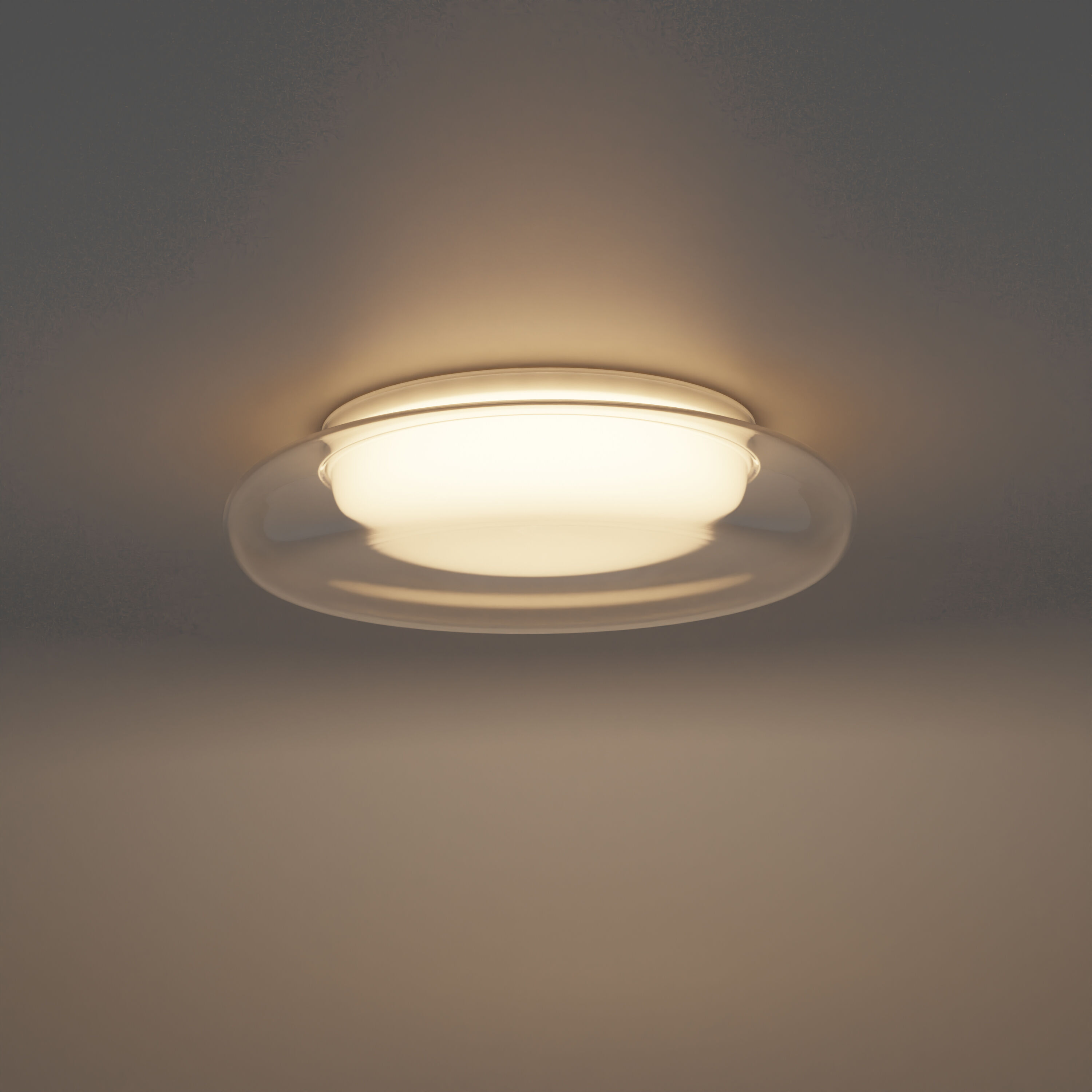 Bubble LED 13.75 inch White Flush Mount Ceiling Light