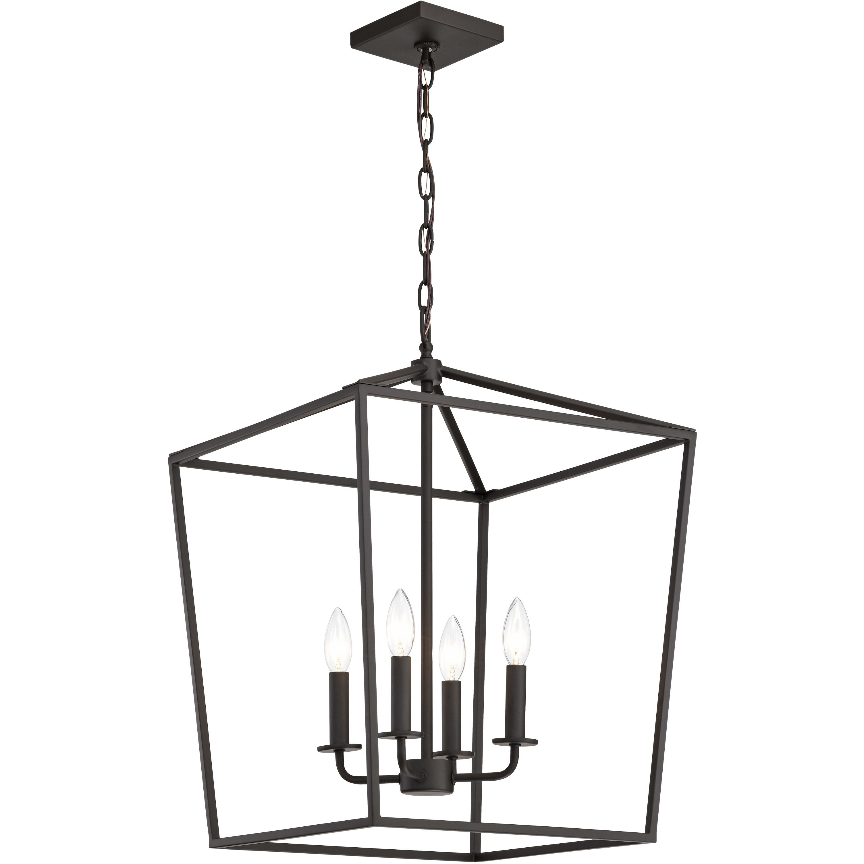 Emma 4 Light 20 inch Dark Bronze Pendant Ceiling Light